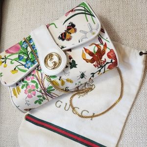 GUCCI Small floral vintage bag